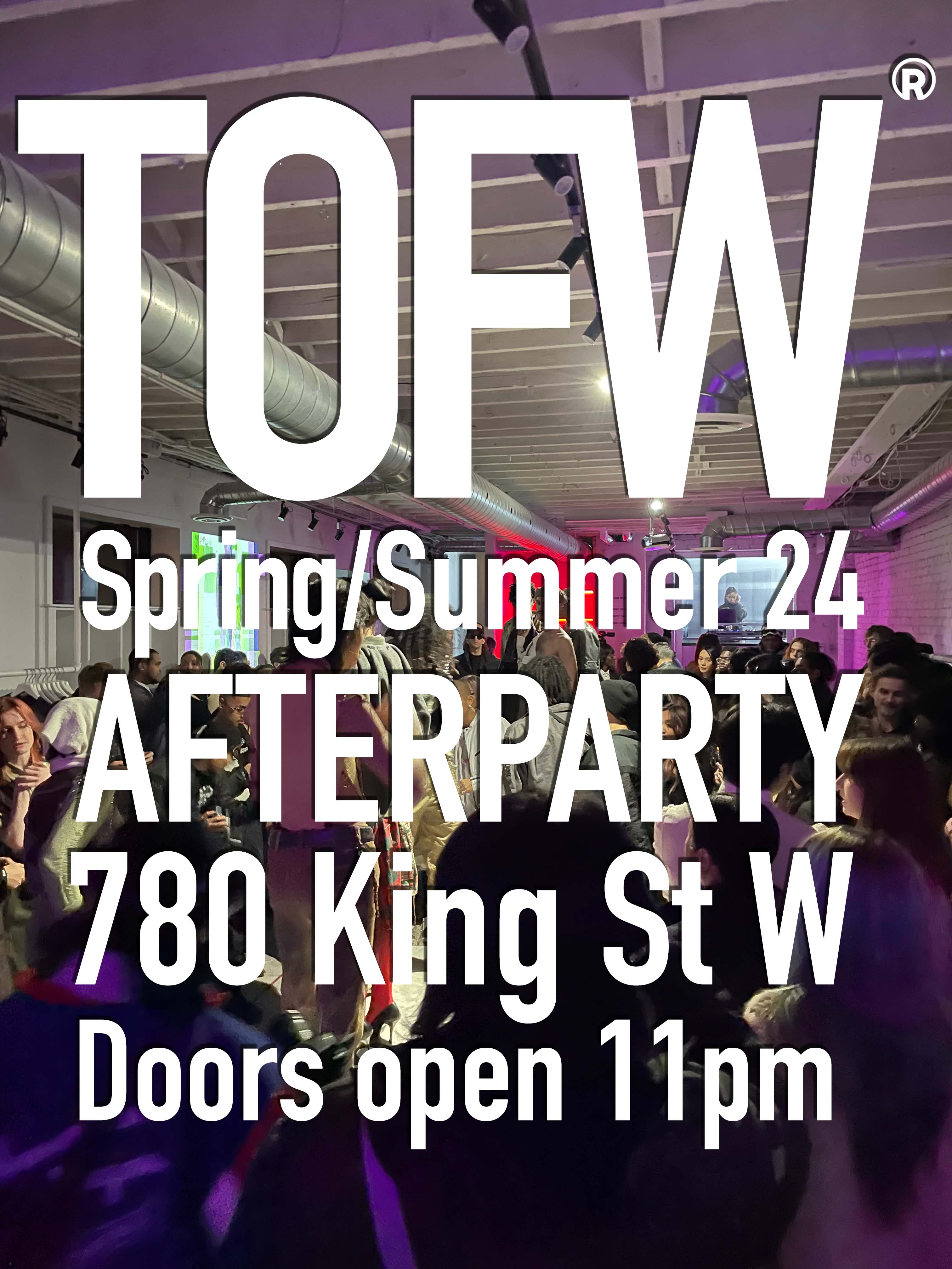 Toronto Fashion Week S/S24 Afterparty