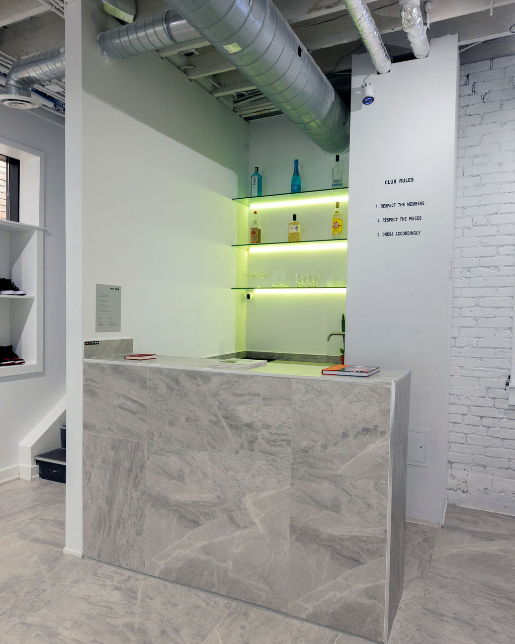 bar area